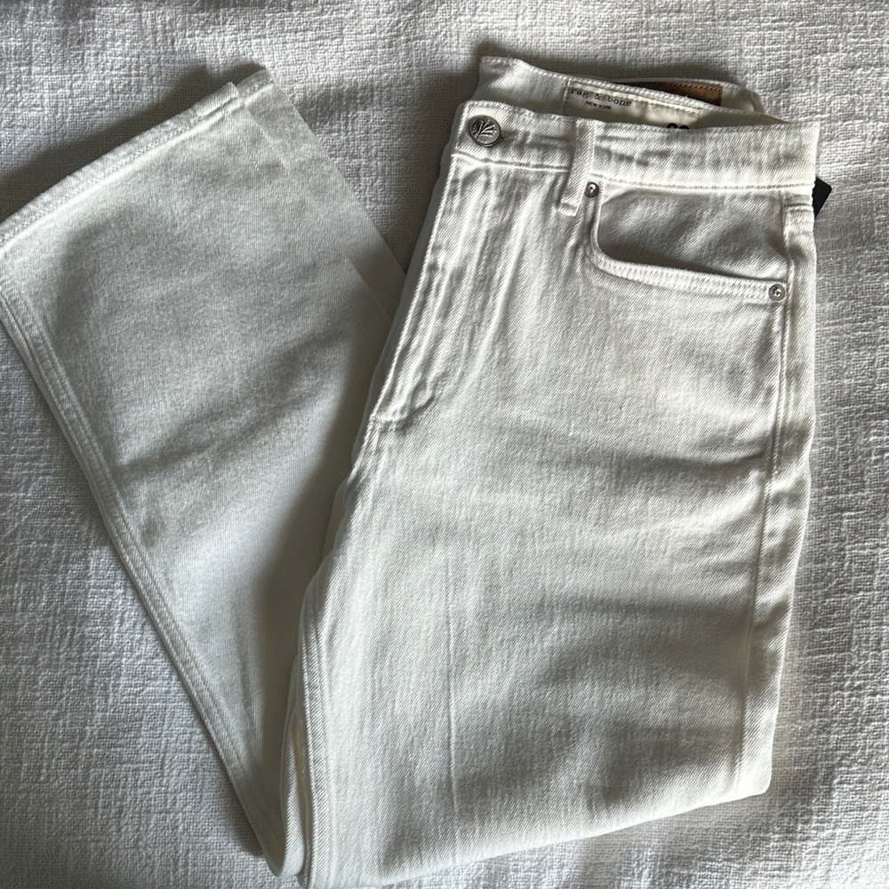 Rag & Bone Cream Denim Pants